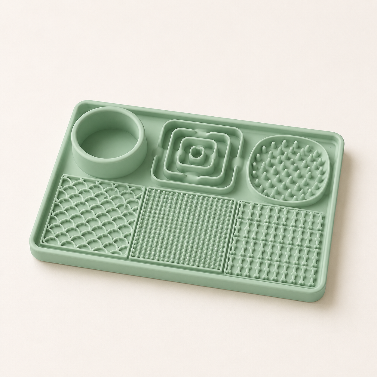 Slow Lick Mat for Dogs & Cats – Silicone Suction Licking Pad