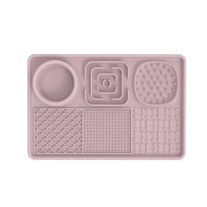 Slow Lick Mat for Dogs & Cats – Silicone Suction Licking Pad
